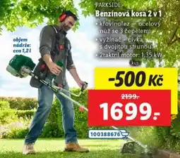 Lidl Parkside Benzínová kosa 2 v 1 nabídka
