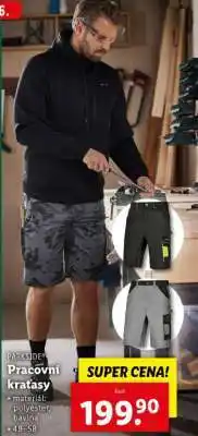 Lidl Parkside Pracovní kraťasy nabídka