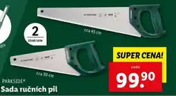 Lidl PARKSIDE Sada ručních pil nabídka