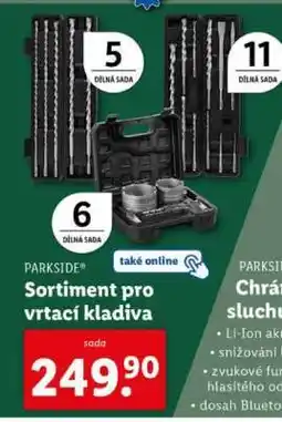 Lidl PARKSIDE Sortiment pro vrtací kladiva nabídka