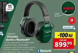 Lidl PARKSIDE Chrániče sluchu s Bluetooth nabídka