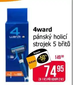 Teta 4ward pánský holicí strojek 5 břitů nabídka