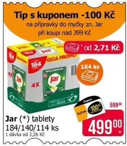 Teta Jar tablety 184/140/114 ks nabídka