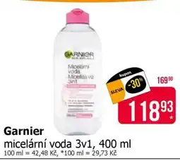 Teta Garnier micelární voda 3v1, 400 ml nabídka