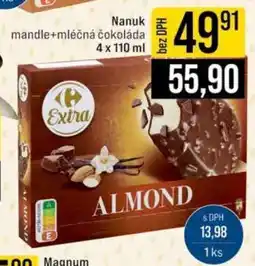 Jip Nanuk mandle+mléčná čokoláda 4 x 110 ml nabídka