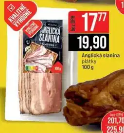 Jip Anglická slanina nabídka