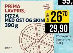Jip Prima pizza šunka & sýr 390 g nabídka