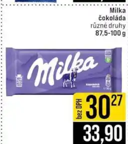 Jip Milka Čokoláda nabídka