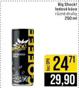 Jip Big Shock! ledová káva nabídka