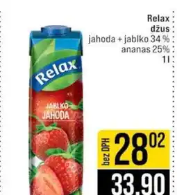 Jip Relax džus nabídka