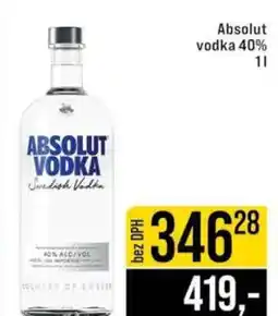 Jip Absolut vodka 40% 1l nabídka