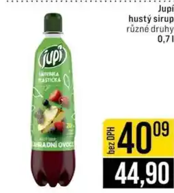 Jip Jupí hustý sirup nabídka