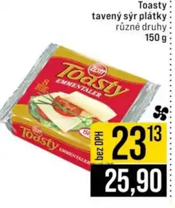 Jip Toasty tavený sýr plátky nabídka