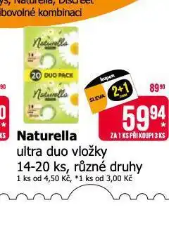 Teta Naturella ultra duo vložky nabídka
