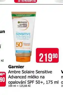 Teta Garnier mléko na opalování nabídka