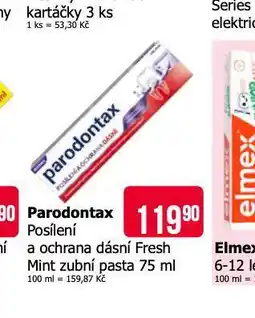 Teta Parodontax posílení a ochrana dásní zubní pasta nabídka