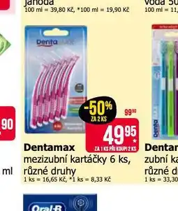 Teta Dentamax mezizubní kartáčky nabídka