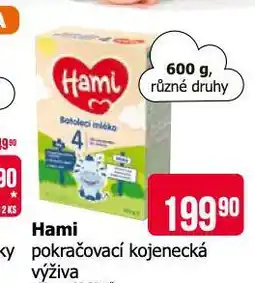 Teta Hami pokračovací mléčná výživa nabídka