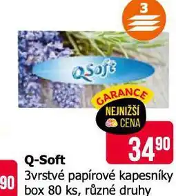 Teta Q soft papírové kapesníky nabídka