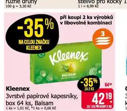 Teta Kleenex papírové kapesníky nabídka