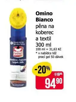 Teta Omino bianco pěna na koberce a textil nabídka