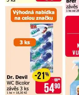 Teta Dr. devil bicolor wc blok nabídka
