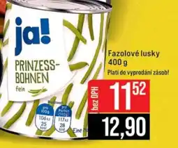 Jip JA! Fazolové lusky nabídka