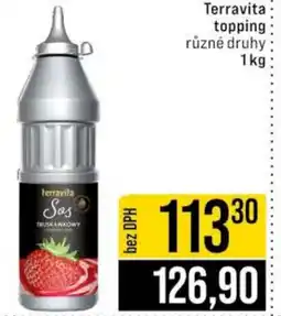 Jip Terravita topping nabídka