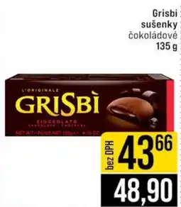 Jip Grisbi sušenky čokoládové nabídka