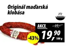 Originál maďarská klobása
