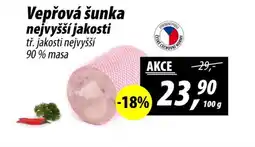 ZEMAN Vepřová šunka nejvyšší jakosti nabídka