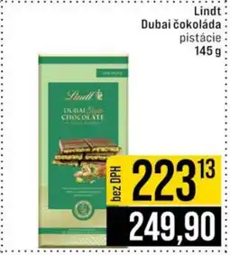 Jip Lindt Dubai čokoláda nabídka
