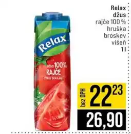 Jip Relax džus nabídka