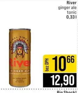 Jip RIVER ginger ale tonic nabídka
