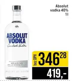 Absolut vodka 40%