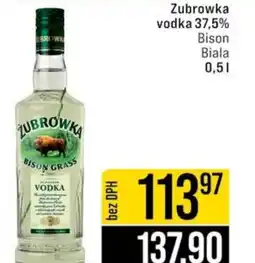 Jip Zubrowka vodka 37,5% Bison Biala nabídka