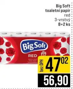 Jip Big Soft toaletní papír red 3-vrstvý nabídka