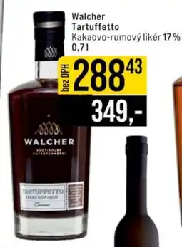 Jip Walcher Tartuffetto Kakaovo-rumový likér 17% nabídka
