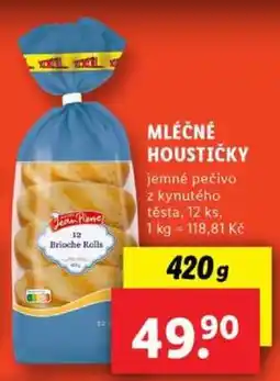 Lidl Mléčné houstičky nabídka