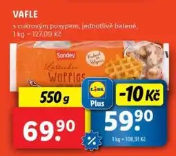 Lidl Vafle nabídka