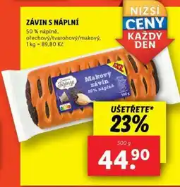 Lidl MAKOVÝ ZÁVIN nabídka