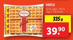 Lidl Vafle nabídka