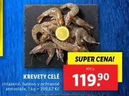 Lidl Krevety celé nabídka