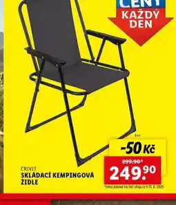Lidl Skládací kempingová židle nabídka