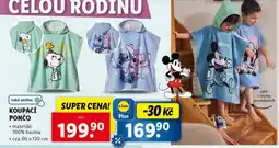 Lidl Koupací pončo nabídka
