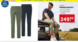 Lidl Pánské kalhoty nabídka