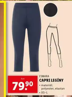 Lidl Capri legíny nabídka