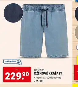 Lidl Džínové kraťasy nabídka