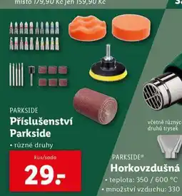 Lidl Příslušenstvík parkside nabídka