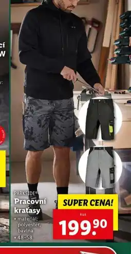 Lidl Pracovní kraťasy nabídka